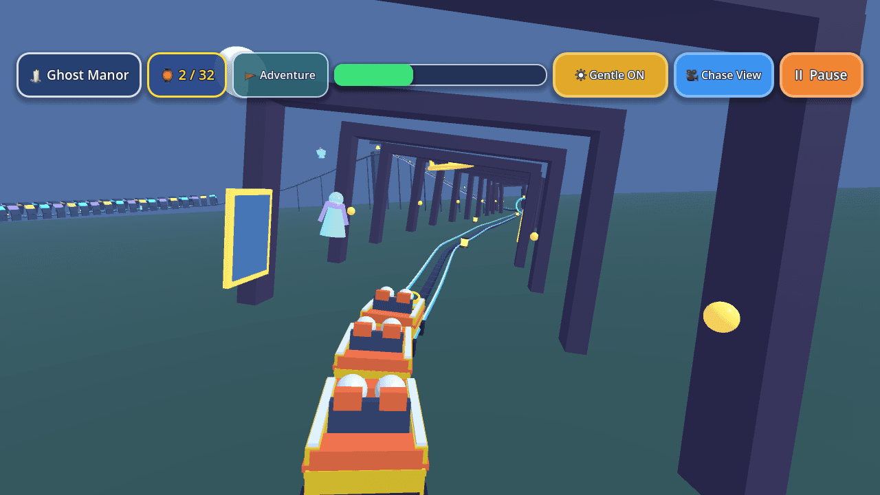 Roller Coaster Ride: Walletmix — Ghost Manor (Gentle Ghosts Comfort Mode)